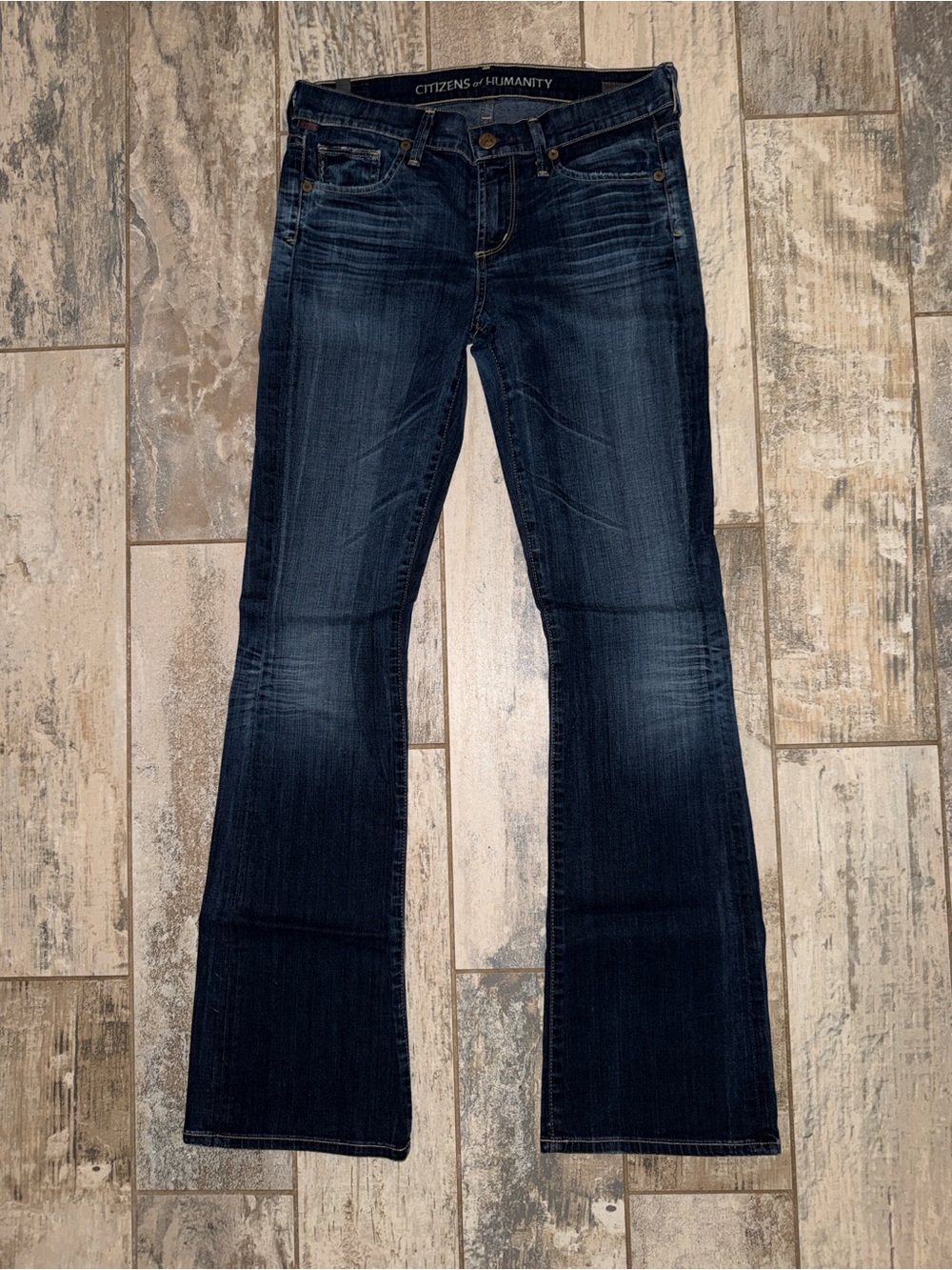 Citizens Of Humanity Dark Blue Bootcut Jeans